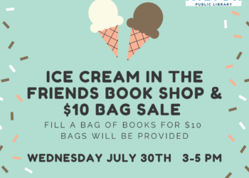 Book Shop Ice Cream Flyer