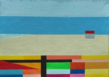 Artist Stephen Molloy Painting