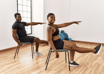 chair yoga graphic